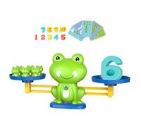 Storage Bag Frogs Balance Counting Scale Educational Toy For Children Mathematics Learning Safe Color Recognition Game
