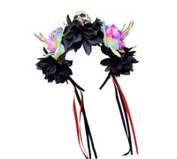 Storage Bag Halloween Colorful Flower Skeleton Hand Skull Headband Resin Party Hair Accessory For Adults Kids Costume Parties Decoration Halloween Hairband
