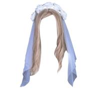 Storage Bag Halloween Headband Veil Rose Headbands LolitaStyle Props Headpieces Women Punk Cosplay Hairbands Halloween Headband Costume Accessory