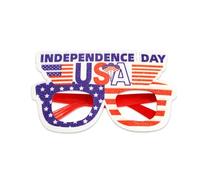 Storage Bag Independence Day Glasses Eyewears Party Celebrate With And Spirit Festivitys US Letter Decorations Family Gatherings