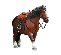 Storage Bag Life Like 1/12 Pack Horse Model Figurine Bathorse For Teaching And Display Purposes Dollhouses Action Figure Display Animal Model