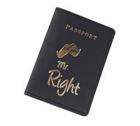 Storage Bag Mr. Mrs. Passports Holder Wallet Covers Case Travel Essential for Women Men Leather Passports Protector Bridal Shower Cover Wallet
