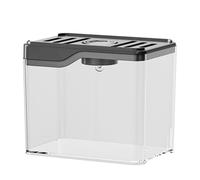 Storage Bag Multifunctional Clear Fish Tanks Desktop Decoration Fish Bowl Room Decoration Features Colorful Led Light Habitat Tanks