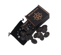 Storage Bag Norses Mythology Divination Toolkits With 24 Symbolic Runes And Illustrated Interpretation Handbook Mystical Symbols For Spiritual Practice