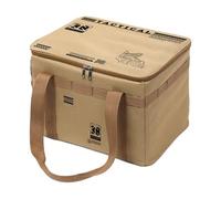 Storage Bag - Oxford Fabric, PVC Storage Organizer | Ergonomic Handle Camping Bag | 39.5 x 27.5 x 24 cm, 30L Waterproof, Foldable and Portable, Is For Adventures and Picnics
