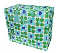 REX LONDON Jumbo Storage Bag - Blue and Green Daisy