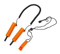 Storage Bag Stainless Steel Retractable Ice Pick Sets For Ice Fishing Ice Pick Gear Non-Grip Spikes With Whistles Skating Walking On Ice