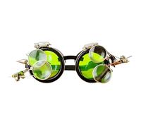 Storage Bag Steampunks Goggles With Rivets Middle Ages Glasses Retro Steampunks Glasses Halloween Cosplay For Theme Party Steampunk Goggles Gothic Halloween Cosplay Party Gothic
