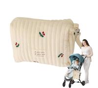 Storage Bag Stroller, Organizer Large Capacity, Zippered Pouch for Bottles, Wipes, Phone, Keys, and Cleaning Supplies, Dads, Travel, Walking, Shopping, Daily Outings