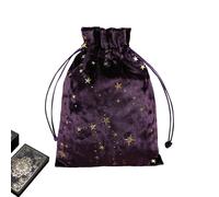 Storage Bag & Tarot Pouch with Drawstring - Exquisite Oracle Cards Jewelry Bags | Velvet Tarot Bag | Multifunctional, for Runes, Oracle Cards, for Tarot Enthusiasts | Velvet Tarot Bag | Tarot Card