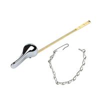 Storage Bag Toilet Tanks Flush Levers Replacement Toilet Flush Handle Trip Levers with Flapper Chain Universals Front Mount Handle Tanks Lever Replacement Front Mount