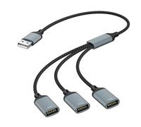 Storage Bag Type C Male To 3 USB 2.0 Female Connector Replacement For Laptop Computer USB Type C To 2.0 Adapter Device Expansion