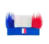 Storage Bag Unisex French Themed Afro Wigs Breathable Headpiece Cosplay Carnivals Costume Accessory For Game Days And Festivals Synthetic Fiber Wigs
