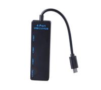 Storage Bag USB C Hubs Adapter 3 USB2.0 + 1 Type C Port Charging And Data Sharing Splitter For Laptop Phone Tablet USB Hubs