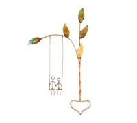 Storage Bag Wall Decorations Rooted In Love Swing Sculpture Wall Art Hangings Ornaments For Home Bedroom Living Room Decor Metal Hangings Decor
