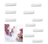 Storage Bags Clips,10pcs Sealing Clip Zipper with Sliding Grip Airtight Shrink Zipper Labor Saver for Space Saver Vacuum Storage Bags