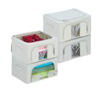 Storage Bags Set Clothing Bedding Organizer Boxes Tidy Fabric Laundry Zipper