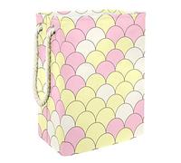 Storage Basket Collapsible Cartoon Color Fish Scales Simple Houseware Foldable Closet Laundry Hamper Basket 49x30x40.5 cm