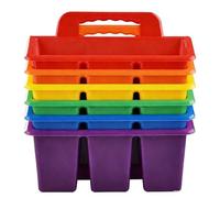 Storage Basket for Shelves - With Comfortable Handle 6 Pieces | for Classroom - for Pens Marker Desk Student Home Office Study