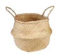 Storage basket in jonc de mer Rex London Jonc Beige 37x37x40,5 cm