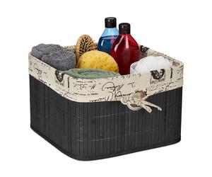 Storage basket Laundry Hamper Lightweight Set of 2 Storage Bin Decorative Basket