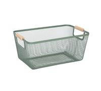 Storage basket Metal wire bin Foldable Lightweight Organiser basket Stackable