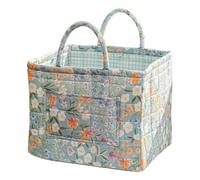 Storage Basket Set with Open-Top Access and Handles, A | Built-in Handles, Front Exterior Pockets, Separate Storage for Toys and Plush Toys in Living Room Areas