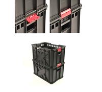 (Storage basket) Storage Tool Platform Box Wheels Large Mobile Toolbox Tray Compartment Stackable