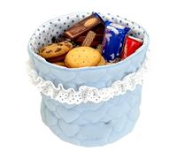 Storage Baskets, Decorative Fabric Storage Boxes with Lace Design, Storage Baskets for Organization - for the Children's Room, Children's Room