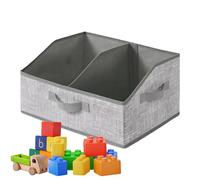 Storage Baskets for Organizing | with 3 Removable Handles and Dividers, Storage Bins for Wardrobe and Shelf Basket - for Home Bedroom Bathroom Room Dorm Closet Arm