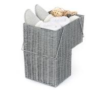 Storage Baskets Resin Wicker Woven Hamper Box Organiser Stairs Laundry