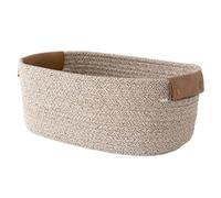 Storage Baskets - Woven Boxes with Lid, Seagrass Storage Baskets, Natural Hamper Gift Basket, Rectangular Water Hyacinth Small, Storages Solution Handy Wicker Seagrass and Hyacinth 12 Inches