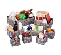 Storage baskets Woven Organisers Decorative Bins Stackable Containers Waterproof