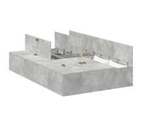 Storage Bed Frame with Storage with Door Engineered Wood Platform Home vidaXL