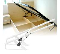 Storage Bed Lift Mechanism Kit, Heavy Duty Gas Spring Hinge Set for Divan Box Bed and Sofa, Space Saving DIY Project