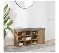 Storage Bench Artisan Oak 102x32x50cm Engineered Wood Seat Storage Indoor w/ Lid