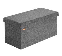 Storage Bench Dark Grey 26x13x13ft Foldable