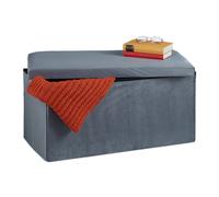 Storage bench Decorative Seating 100 kg 80 L Storage Ottoman Foldable Bench