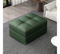 Storage Bench & Foot Stool - Stylish Pouffe Footrest & Shoe Change Seat for Bedroom & Living Room - Versatile End of Bed & Bathroom Vanity