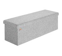 Storage Bench Grey 37x13x13ft Foldable
