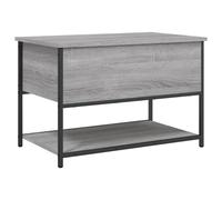 Storage Bench Hallway Box Grey Sonoma Engineered Wood vidaXL