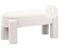 Storage Bench OAKLEY Boucle Off-White