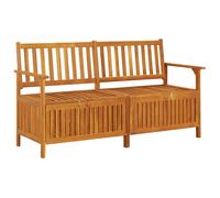 vidaXL Storage Bench 148 cm Solid Wood Acacia, Brown