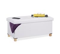Storage bench Padded Stool Versatile Footstool 60 L 120 kg Storage Ottoman