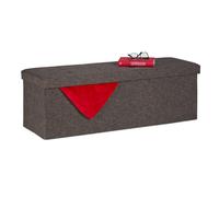 Storage bench Toy Box 300 kg 130 L Storage Ottoman Padded Bench Folding Bench