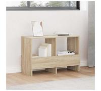 Storage Bench with Magazine Rack Sonoma Oak 68.5x30x45cm Engineered Wood Indoor