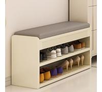 Storage Benchs,Shoe Changing Stool At The Entrance,Tiers Solid Wood Shoe Benchs Storage With Seat,Simple Assembly,Save Time,Dry,Comfortable,For Living Room Lounge Hallway Bedroom