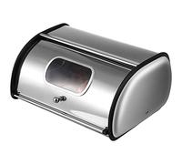 Storage Bins，Plastic Storage Bins ，Stainless Steel Bread Box for Kitchen Countertop Stainless Steel Bread Storage Bin Container with Roll up Lid