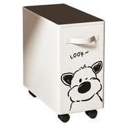 Storage Bins - Under Desk Fabric Laundry Basket, Slim Rolling Storage Organizer, Mobile Fabric Bin, Foldable Rolling Laundry Basket | The Versatile Organization Solution