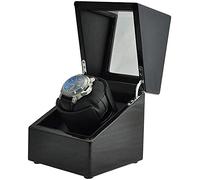 storage Black Winder Automatic, Mechanical automatically rotates the Watch Box with Led Light, ese Silent Motor